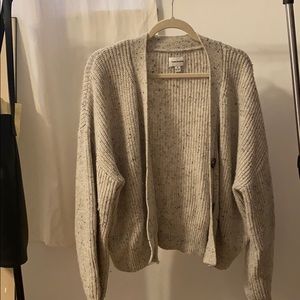 Frank & Oak Grey Cardigan